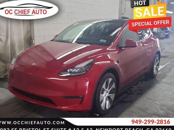 TESLA MODEL Y 2021 5YJYGDEE9MF200960 image